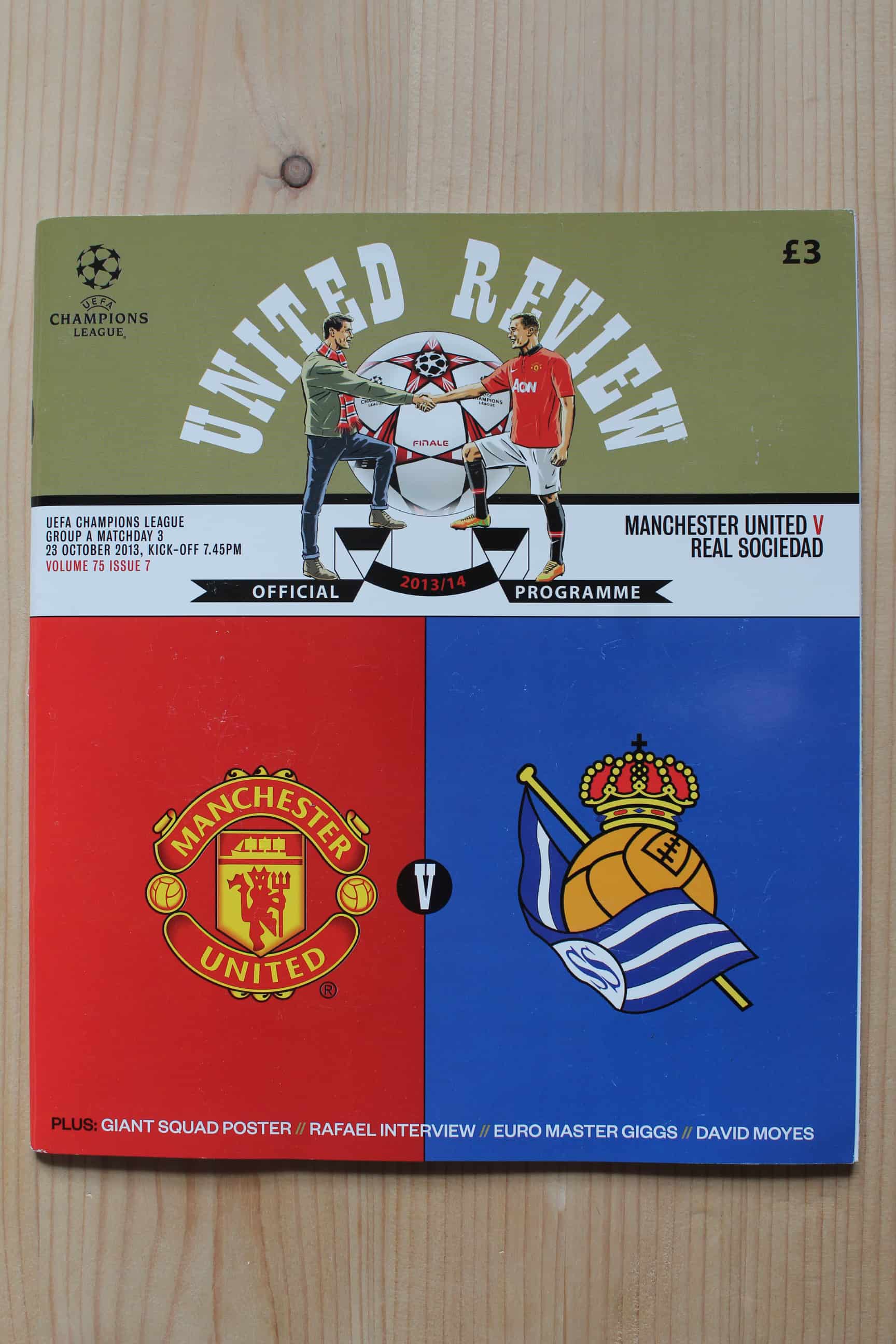 Manchester United FC v Real Sociedad